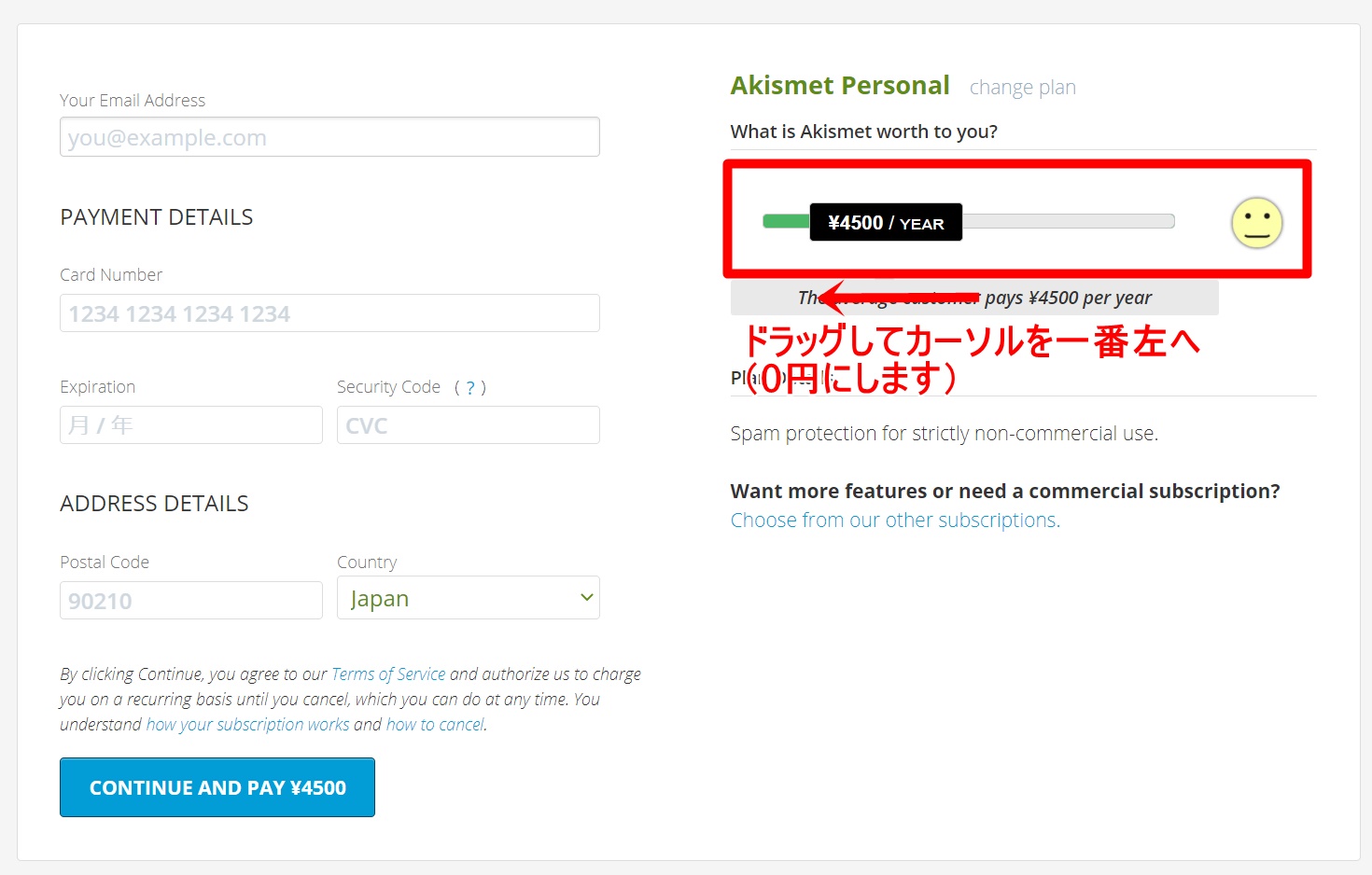 Akismet Anti-Spamの設定方法4