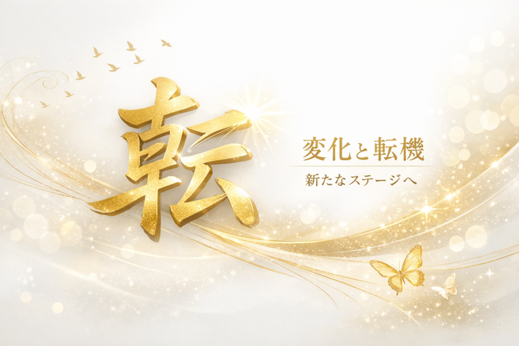 【1年間のお礼】今年の漢字は「転」